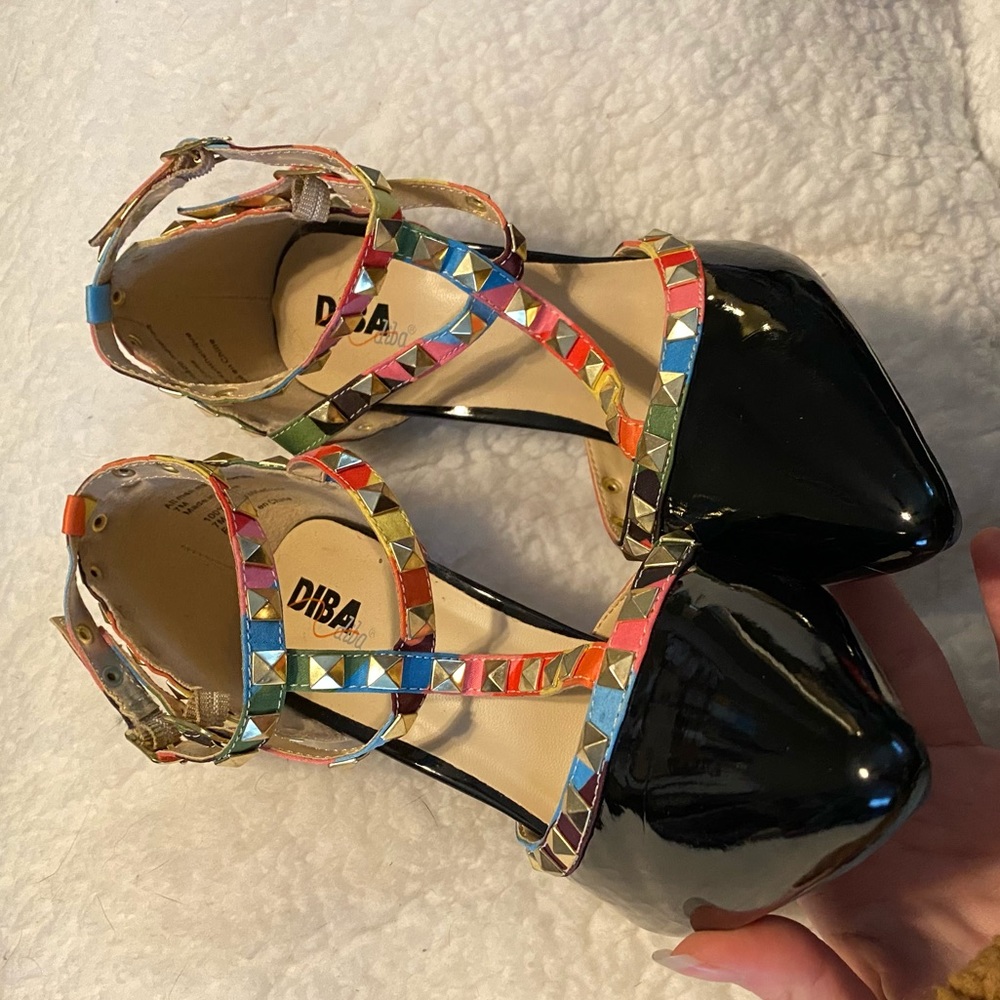 NWOT Studded Stiletto Heels - Picture 4 of 7